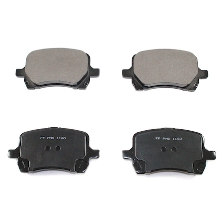 Pronto Dura Premium Brake Pads Front, Bp1160Ms BP1160MS